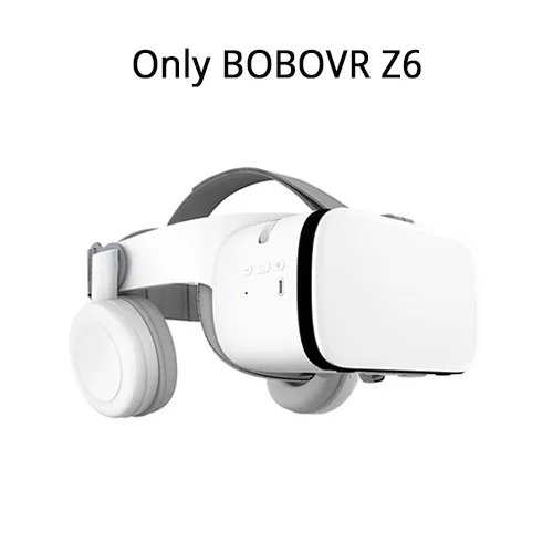Bobovr Z6 VR 3D очки виртуальной реальности шлем Bluetooth VR умные очки гарнитуры BOBO VR для 4-6 дюймов мобильного телефона - Цвет: Only BOBOVR Z6