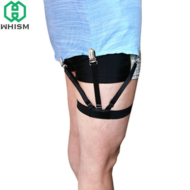 2 шт. мужская деловая рубашка с поясом без застежек блокировкой скольжения