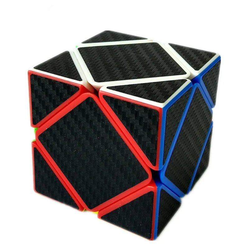 Zcube наклейка из углеродного волокна 3x3x3 куб наклейка для гладкого магического скоростного кубика головоломки волшебный пазл развивающие игрушки конкурс