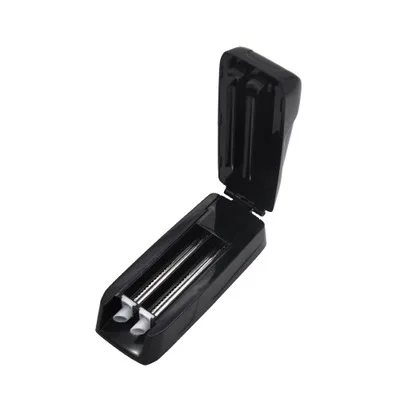 Double Tube 8mmTobacco Injector Rolling Machine Handmade Small Size Acrylic Smoke Tool Paper Portable Herb Grinder DIY - Цвет: Красный
