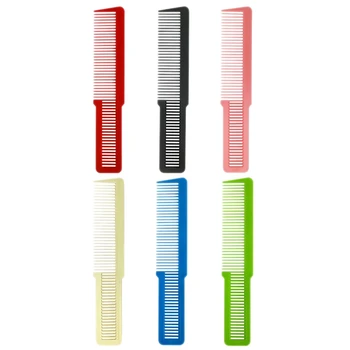 

6 Pcs Hair Cutting Comb Salon Hair Clipper Cut Comb Barber Hairdresser Hair Comb For Hair Trimming Hairbrush