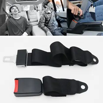 

Universal Car Safety Belt Adjustable Side Insert Two-point Car Car Auto Accessories Refitting Safety Belt Belt Seat Black T Q2D0