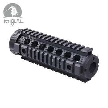 

7 inch Carbine Handguard Airsoft TROY Drop-in Quad Rail Mount Tactical Picatinny Handguard for Gel Blaster