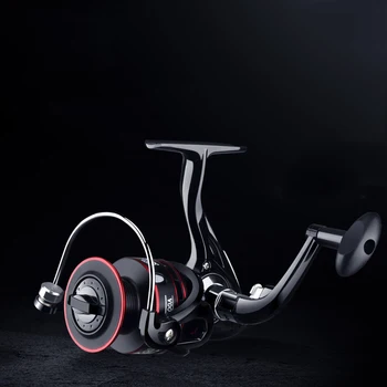 

5.2:1 High Speed Metal Ocean Fishing Reels High Precision 12 BB Mute Smooth Spinning Fishing Reels Pre-Loading Spinning Wheel