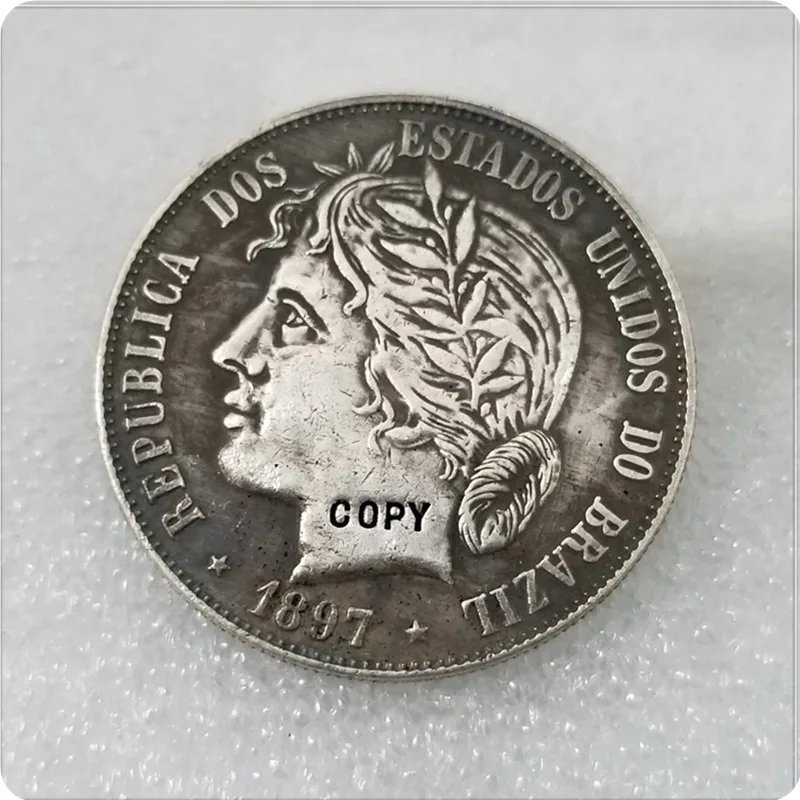 1897 БРАЗИЛИЯ 2000 рейс копия монет