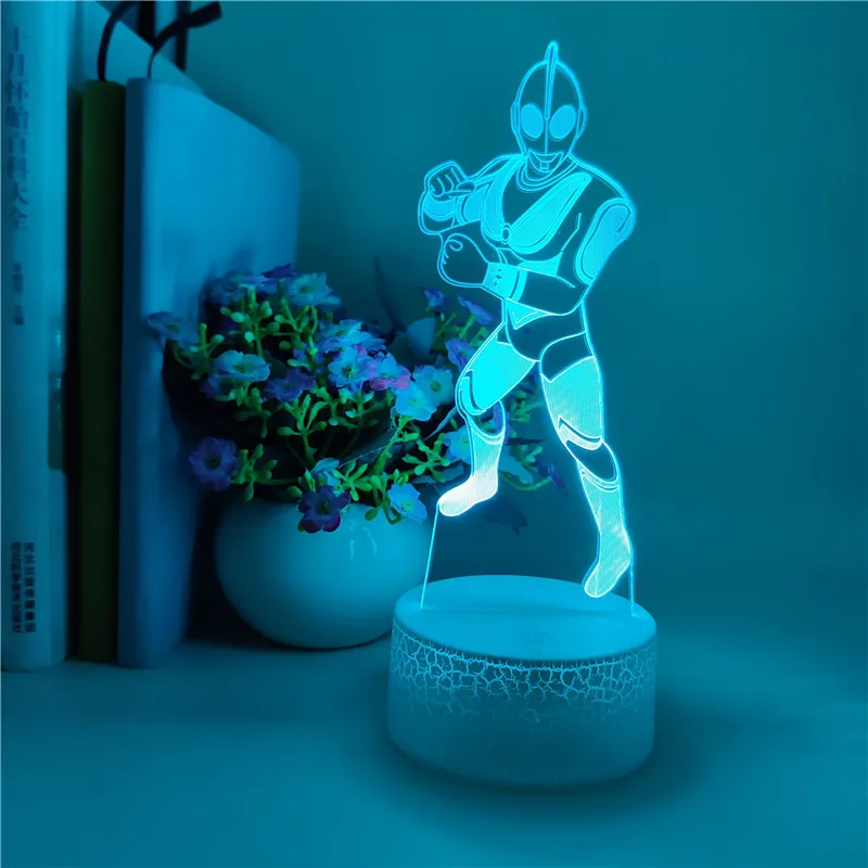 3d-лампа Ultraman с Bluetooth-динамиком лучшая награда светодиодный ночсветильник умное