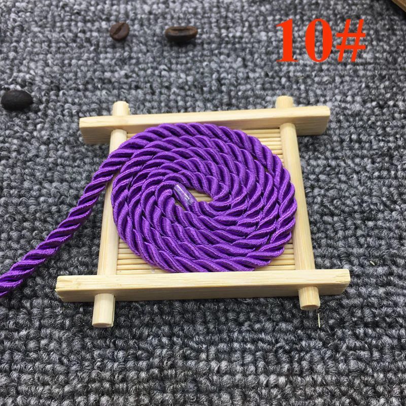 10 Meetee 10 м 5 мм 3 акции витой хлопок нейлоновые Шнуры Красочные DIY ремесло плетеная декоративная веревка шнурок ремень аксессуары AP477 - Цвет: 10