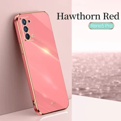 Premium Plating Silicone Soft Back Phone Case for Reno 2 (Wine red)