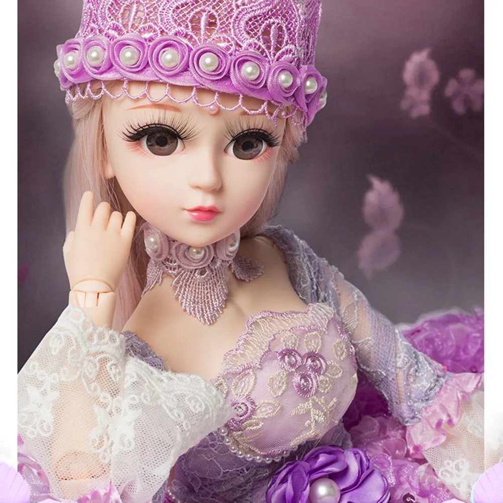 Кукла Viciviya 1/3 BJD 60 см/23,6 ''Высота 19 шарнирных кукол(парик+ обувь+ одежда+ волосы+ глаза+ макияж) коллекция игрушек