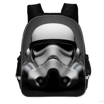 

11-16inch Star Wars Backpack movie the force awaken School Bag Darth Vader Yoda Jedi Kid's men primary bags custom made