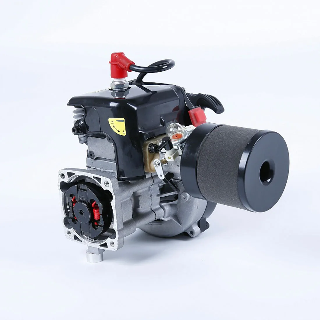 32cc фритюрница с одним цилиндром и двухтактные 3,24 hp четырехточечный фиксированный запуска двигателя впускной воздушный фильтр для 1/5 Rovan hp я RC автомобиль