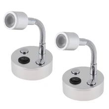 2 шт. лодки RV 12 в 1 Вт Светодиодный прикроватный светильник Настенный светильник поверхностного монтажа