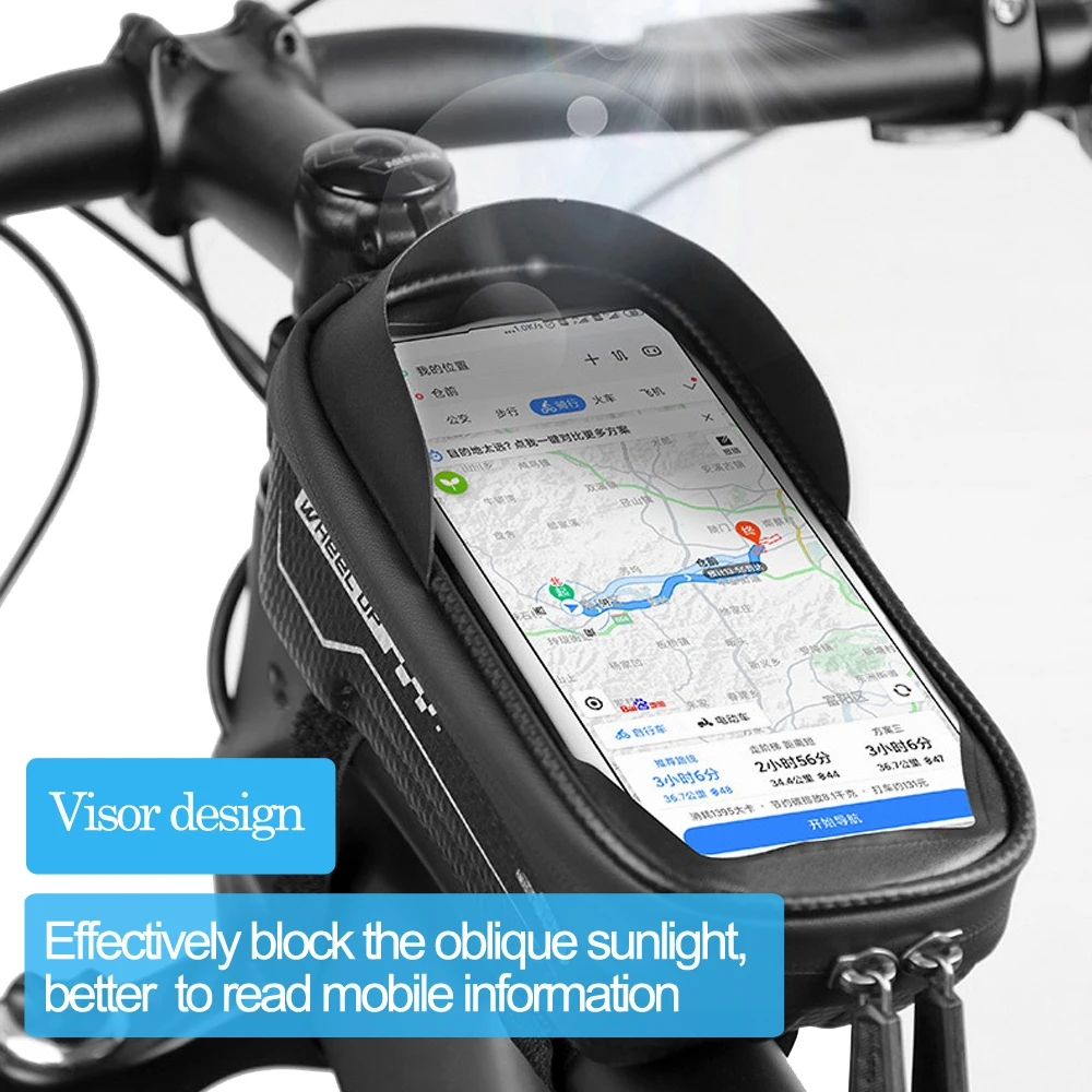 bicycle touch screen bag