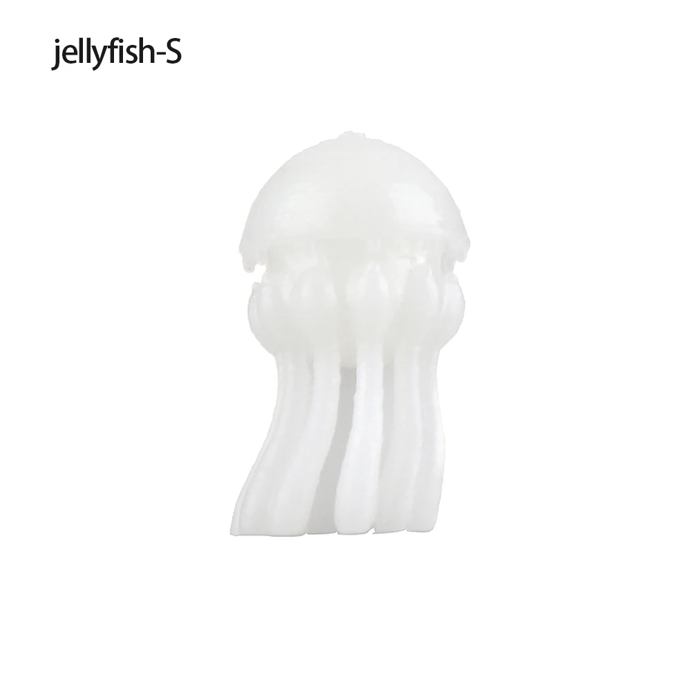 jellyfish-S 4 стиля 3 шт./компл. мини Медузы/Морской конек/пуховая модель DIY ювелирных изделий материалы смолы ремесло поставки - Цвет: jellyfish-S