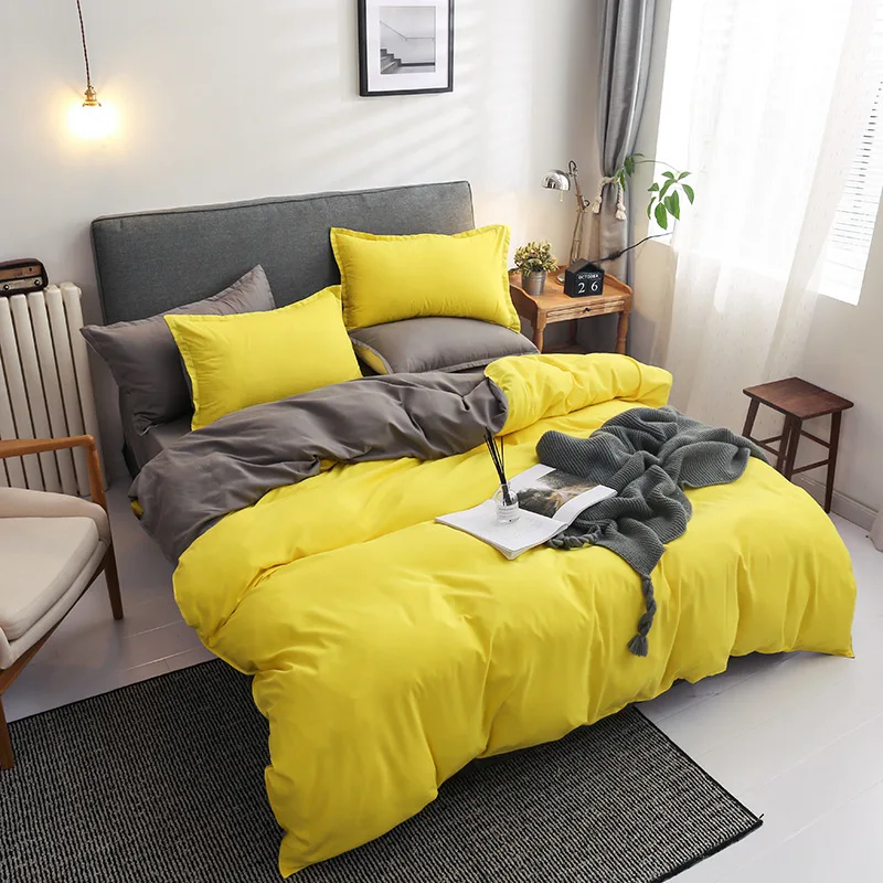 Classic Bedding Set Luxury Pink Bed Sheets Quilt Cover Pillowcase Family Set Single Queen King Super King Max King Size Bed Set