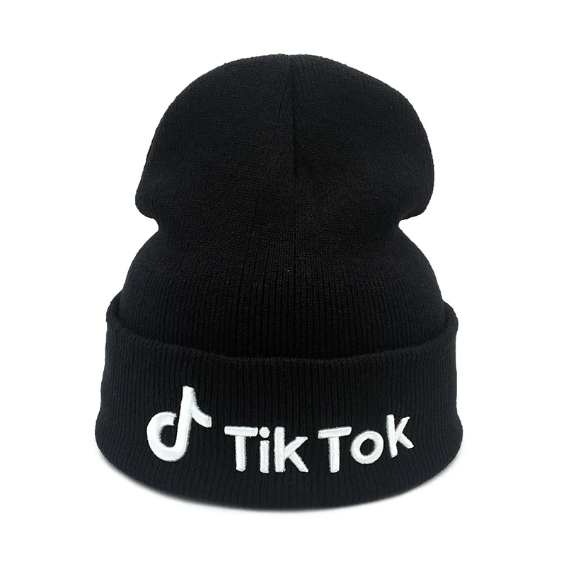 

Short video Platform Embroidery Beanie Letter Knitted Hat Woolen Cap Cold Hat Casual Autumn And Winter Warm Hats For Men Women
