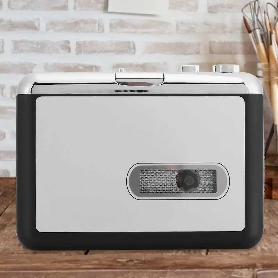 Записывающий проигрыватель USB преобразователь кассеты портативный ленточный MP3