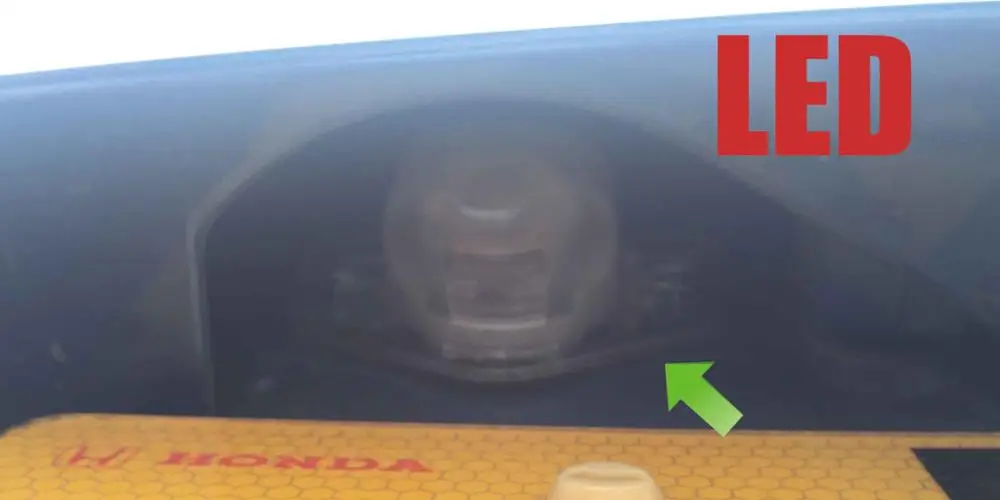 LED JIAYITIAN задняя камера для Honda Stream RST ZS TS 2000~ CCD ночное видение парковочная камера номерного знака камера резервного копирования - Название цвета: LED