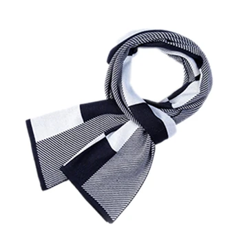 

Men's Autumn and Winter New Scarf Plaid Scarf Imitation Cashmere Scarf Warm Thick Collar Business Plaid Scarf