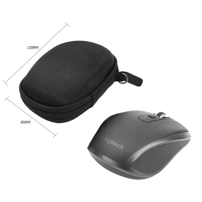 Portable Mouse Storage Bag EVA Hard Shell Case Mouse Pouch Carrying Storage Box Earphone Bag For Logitech MX Anywhere 2S Travel