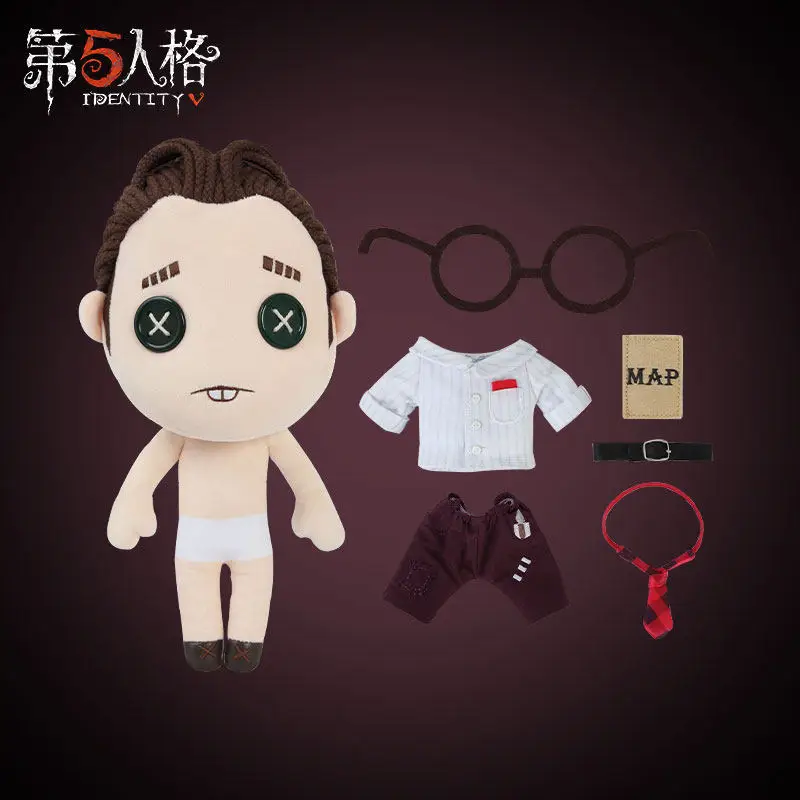 

Hot Game Identity V Survivalist Lawyer Fred Cosplay Dolls Plush Stuffed Toy Cushion Throw Pillow DIY Change Set Puppet Gift