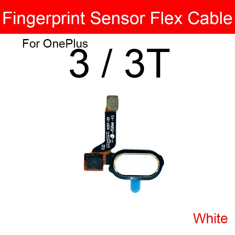 Premium Home Button Fingerprint Sensor with Frame and Flex Ribbon Cable Repair Kit