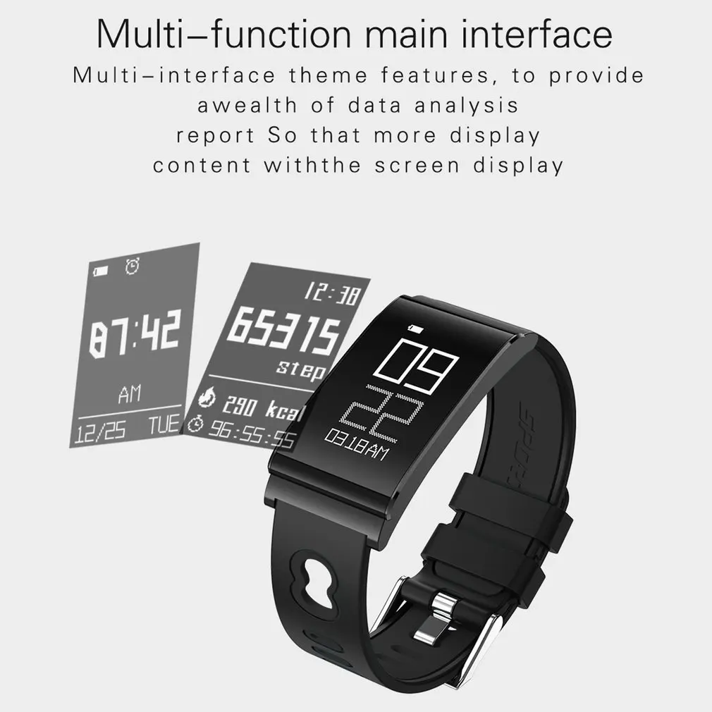 Ультра-тонкий легкий смарт-браслет модные водонепроницаемые Bluetooth фитнес-часы с монитором сердечного ритма N109