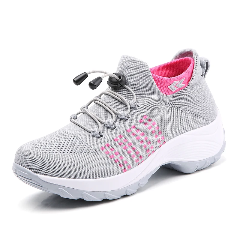 Women's Flat Shoes Breathable Casual Sneaker Woman 2020 Comfortable Female Loafers Lightweight Socks Walking Shoes Women Shoes