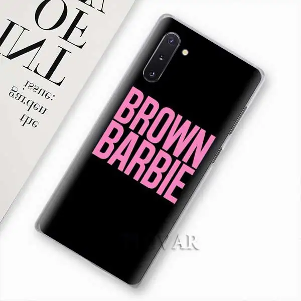 004 Меланина попсовое телефонные чехлы для samsung Galaxy Note 10 S10 плюс 5G S10e A30 A40 A50 A60 A70 M40 жесткий чехол - Color: 004