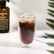 1 шт., стеклянная чашка с двойными стенками, термостойкая чашка для чая и кофе, пивная кружка ручной работы, чайная стеклянная чашка для виски, стеклянные чашки, посуда для напитков