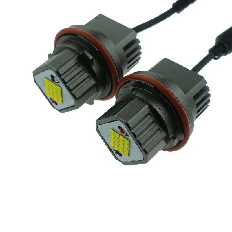 2pcs White 6000K Lamp 160W LED Angel Eyes Marker Lights Bulbs for BMW E87 E39 M5