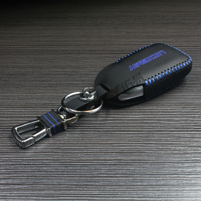 Чехол для ключей автомобиля для Subaru XV BRZ Forester Legacy Outback из натуральной кожи с дистанционным управлением брелок держатель сумка