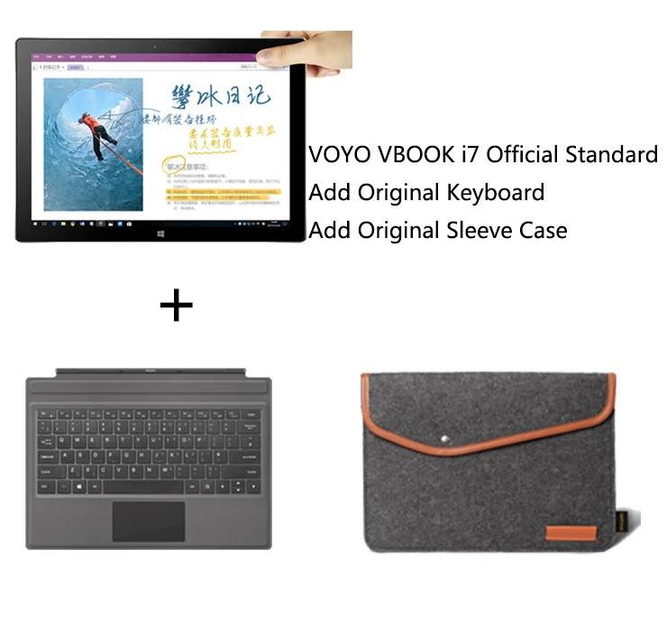 Add Keyboard n Case 12,6 дюймов 2880*1920 Win10 VOYO Vbook i7 2 в 1 планшетный ПК Intel Двухъядерный 3865U 8G DDR 128/256G SSD Двойные камеры HDMI BT 4,0 - Комплект: Add Keyboard n Case