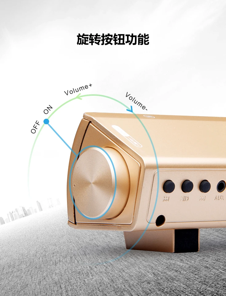 Домашний кинотеатр Bluetooth динамик Портативный беспроводной стереозвуковая панель Громкий динамик для телефона компьютера Поддержка громкой связи звонки TF карта