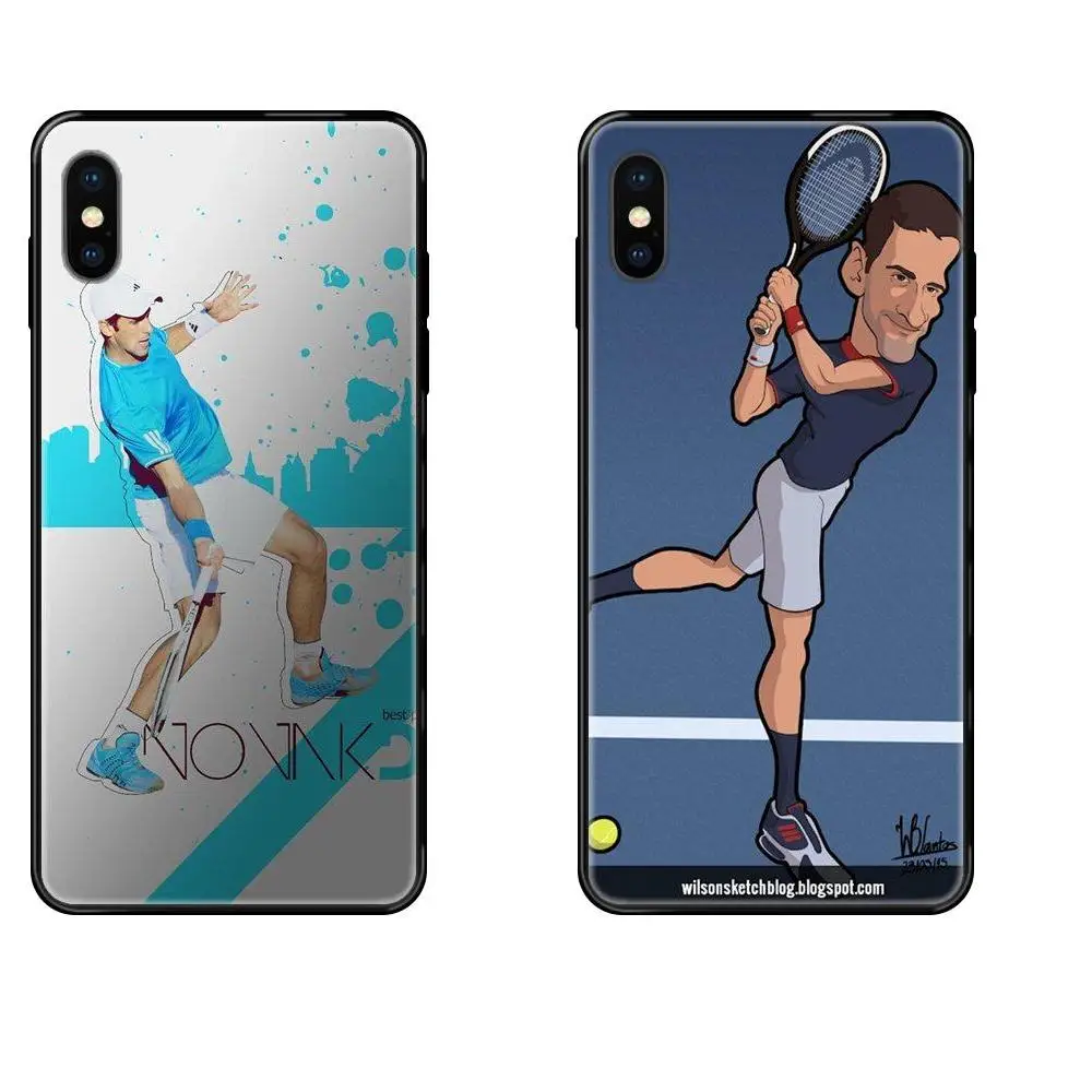 Мягкий дизайн для Huawei Honor Mate Play V10 View 10 20 20X 30 Lite Pro Y3 Y5 Y9 Nova 3 3i Tennis Novak Djokovic | Мобильные