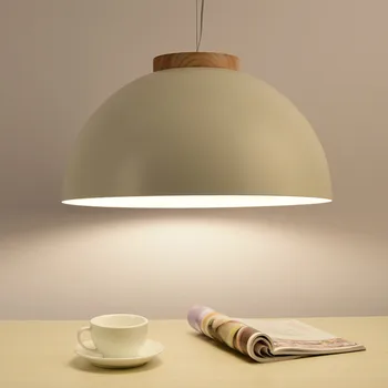 

Nordic LED Pendant Lights Wood Fixture Pendant Lamps Loft for Kitchen Hanging lamp modern decor WJ428