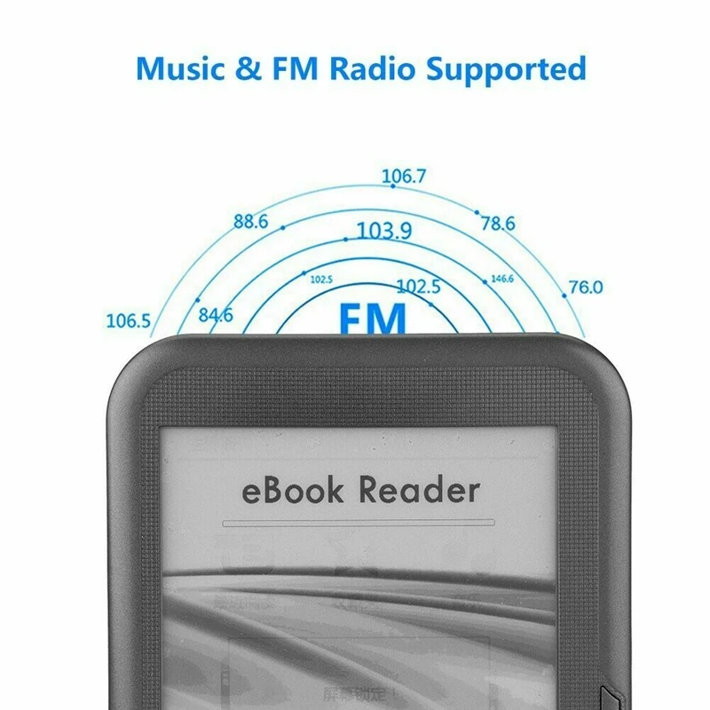 6 дюймов 4 Гб электронная книга читатель E-Ink емкостный электронная книга светильник Eink экран электронная книга E-Ink E-Reader MP3 с Чехол, WMA PDF HTML