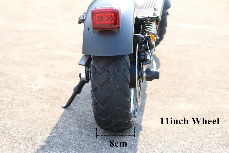 Folding 1002 arrival 52V 2400W 11inch New Electric Scooter with Explosion-proof vacuum tire wholesale for adults