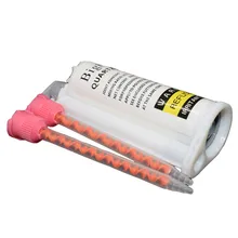 

50ml 10:1 Acrylic Adhesive AB Structural Adhesive for Quartz Granite Ceramics Glass Wood Stone Acrylic Metal & 2x Mixing Nozzles