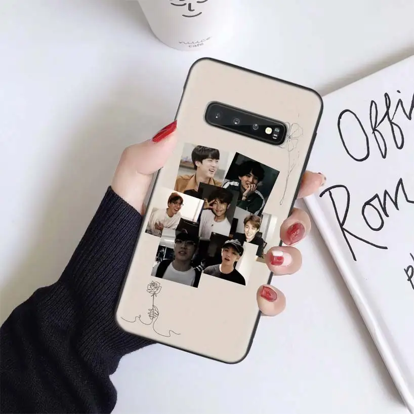 BS019-9 Jungkook Kpop чехол для samsung Galaxy S10+ Plus Lite Note 10 9 8 S9 S8 J4 J6+ Plus S7 S6 черный чехол для телефона - Цвет: BS019-9