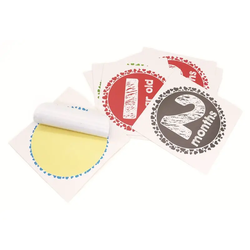 

1 Set Newborn Children Milestone Sticker Blanket Photo Commemorative Photography Blankets Stickers Pregnant Women Baby Supplies