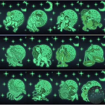 

Home Decoration Accessories Twelve constellations of Luminous wall stickers home decor living room Glowing at night