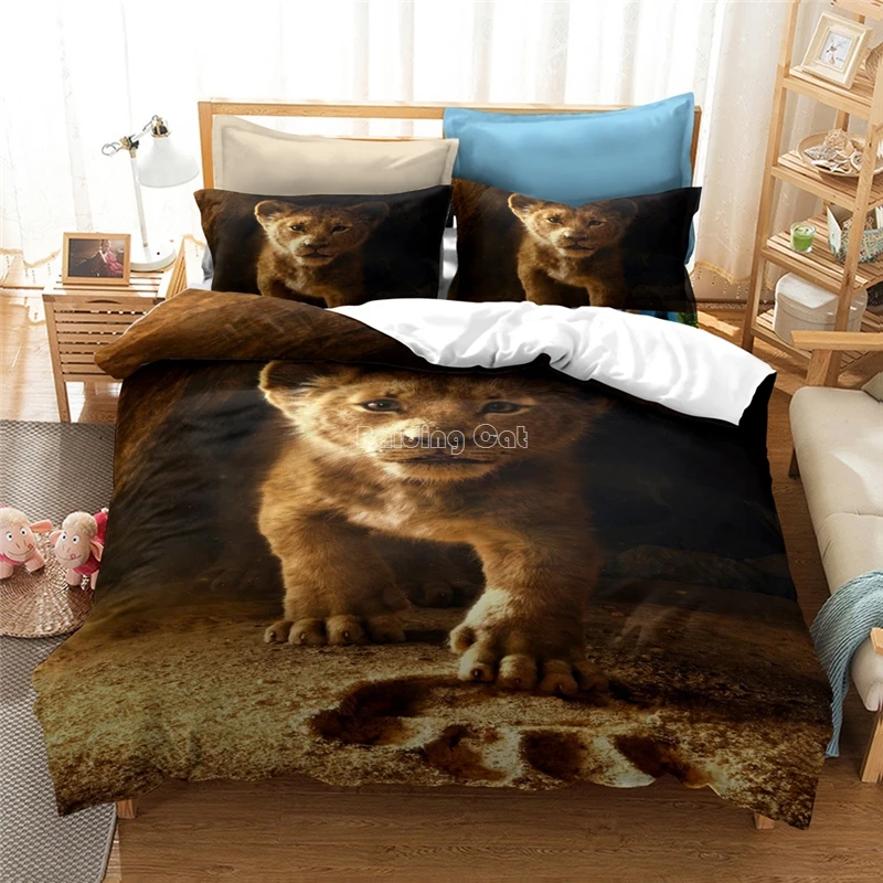 Cartoon The Lion King Bedding Sets 3d Small Simba Printed