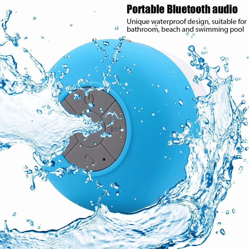 best portable speakers Portable Bluetooth Speaker Wireless Waterproof Shower Speakers for Phone PC Bluetooth Speaker Hand Free Car Speaker Loudspeaker waterproof speaker