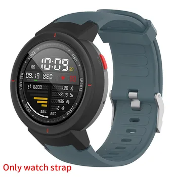 

Soft SmartWatch Strap Silicone Replacement Wristband Easy Install Adjustable Elegant Durable For HUAMI 3 Amazfit Verge A1801
