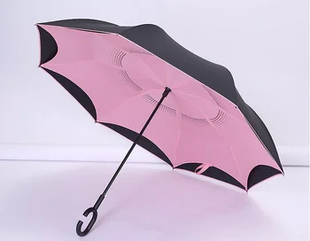

Reverse Design for Women's Exclusive Cartoon Umbrella Reverse Automatic Hands-free Large-scale Cartoon Umbrella 125cm