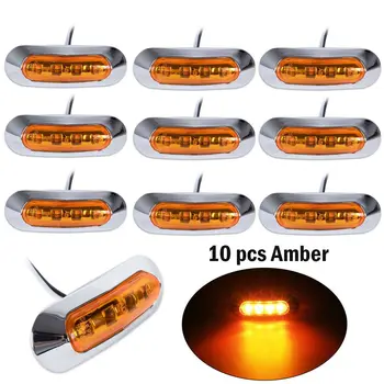 

Clearance Car Light Lamp Trailer Elements Accessory Replace 10Pcs SMD 4 LED
