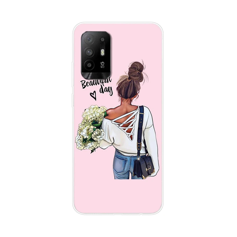 Floral Animal Silicone Phone Case with Protective Bumper