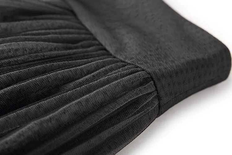 Женский черный из двух частей наборы карманы осенние пояса ассиметричный пиджак костюмы повседневные марлевые костюмы с юбкой