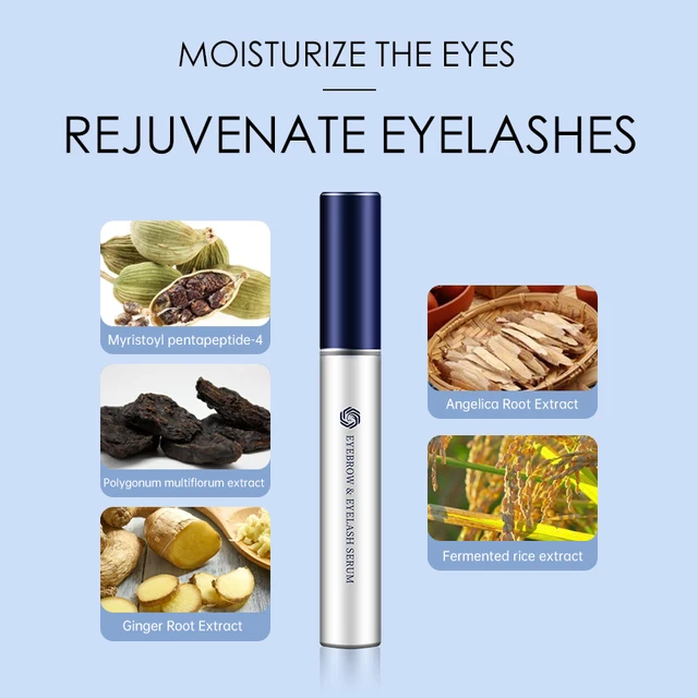 Eyelash Growth Serum Liquid Eyelash Eyebrow Enhancer Treatment Lash Lift Eyes Lashes Care Mascara Longer Thicker Nourishing 5